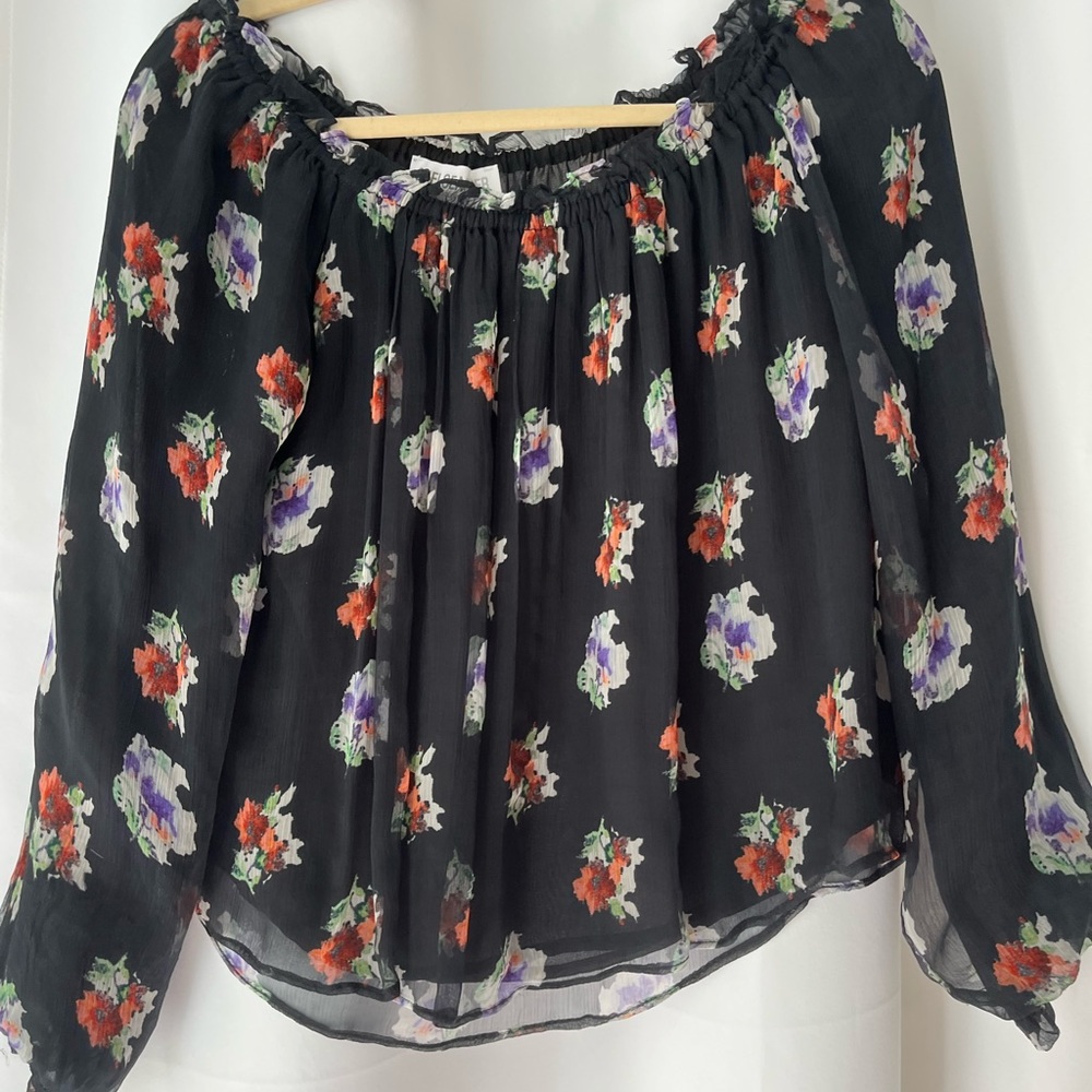 Very Rare - Chelsea Flower Off The Shoulder Top Small